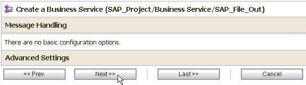 Message Handling page Message Handling page