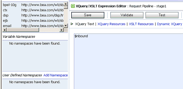 XQuery/XSLT Expression Editor XQuery/XSLT Expression Editor