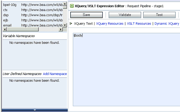 XQuery/XSLT Expression Editor XQuery/XSLT Expression Editor