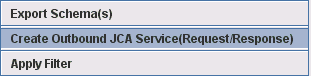 WSDL Context Menu WSDL Context Menu