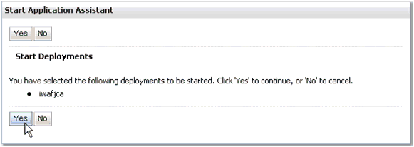 Start Application Assistant page Start Application Assistant page
