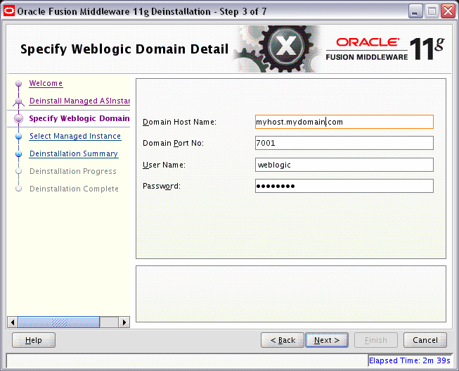 Description of deinstall_domain_detail.gif follows Description of deinstall_domain_detail.gif follows