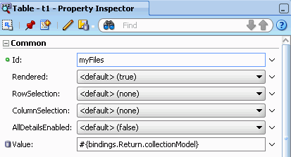 Table Properties Table Properties
