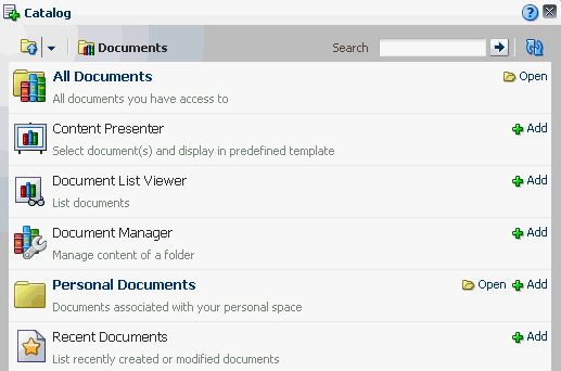 Documents service task flows in WebCenter Spaces Documents service task flows in WebCenter Spaces