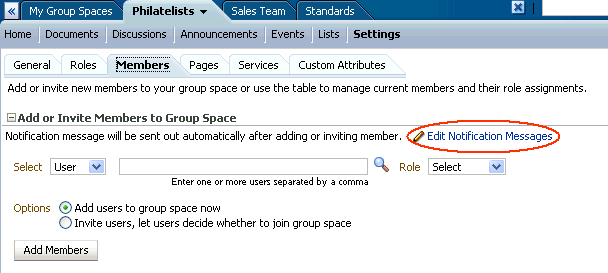Set Add and Invite Member Message Set Add and Invite Member Message