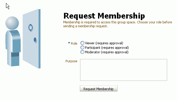 Requesting Group Space Membership Requesting Group Space Membership