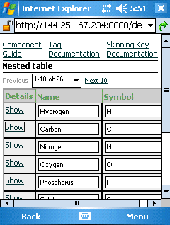 test app in windows emulator