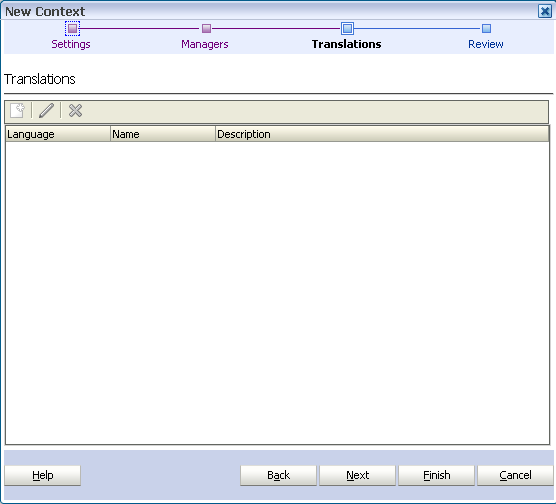 New context wizard translations New context wizard translations