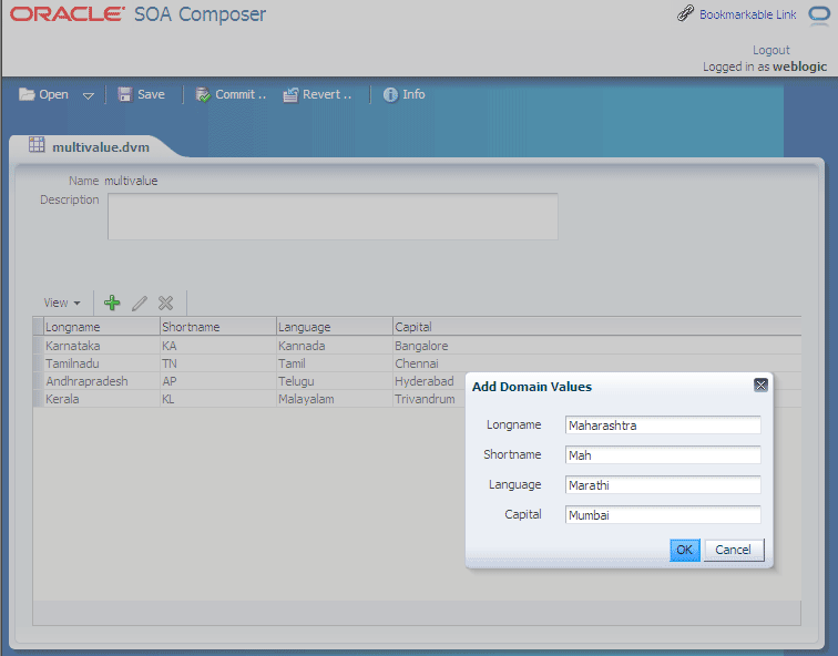 Add Domain Values Dialog Box Add Domain Values Dialog Box