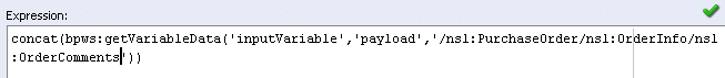 The payload expression. The payload expression.