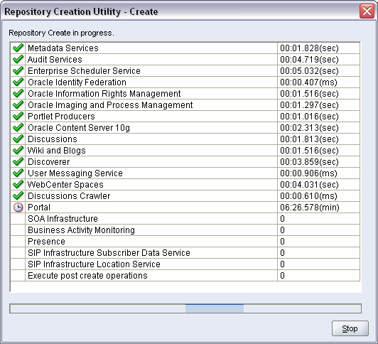 repository creation summary screen repository creation summary screen