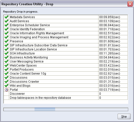 repository creation summary screen repository creation summary screen