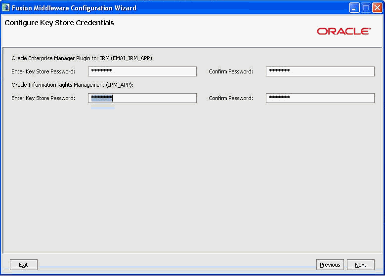 Description of config_key_store_cred.gif follows Description of config_key_store_cred.gif follows