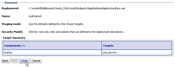 Summary page Summary page