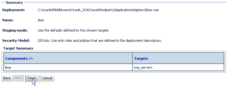 Summary page Summary page
