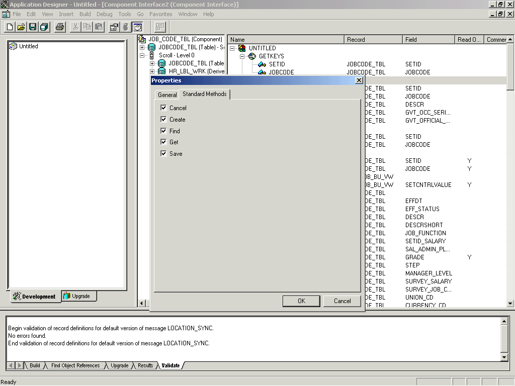 Component Interface Properties dialog box Component Interface Properties dialog box
