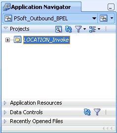 Application Navigator tab Application Navigator tab