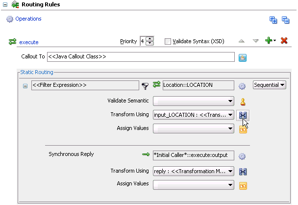 Routing Rules dialog box Routing Rules dialog box