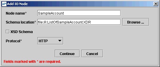 Add IO Node Add IO Node