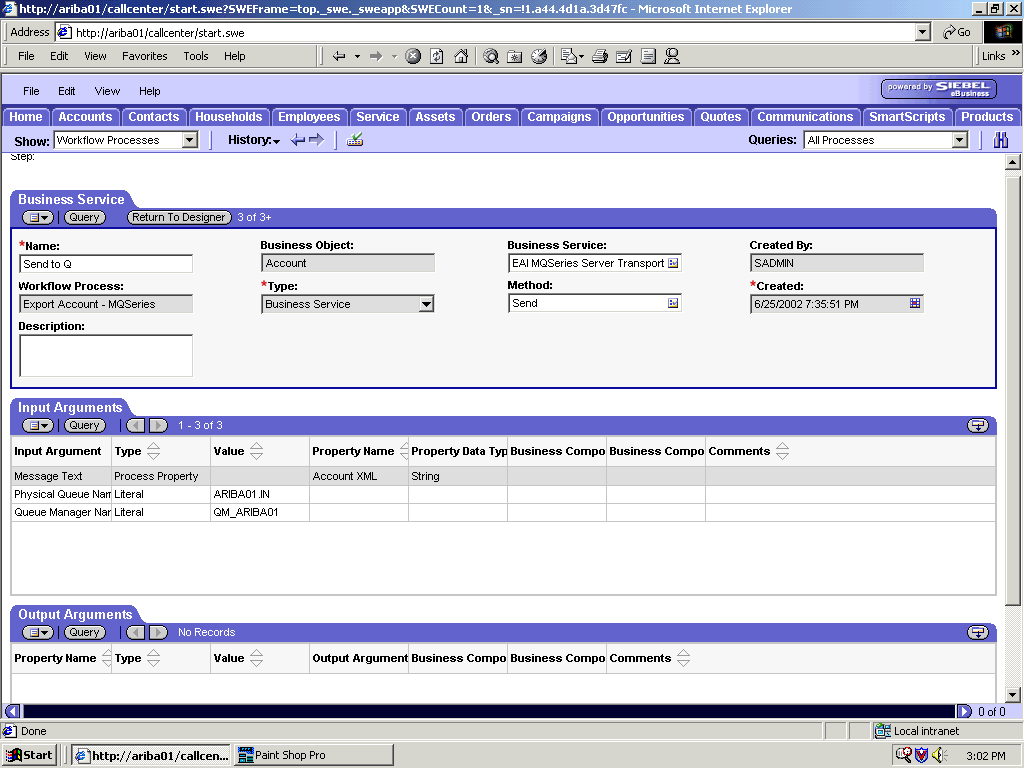 An EAI MQ Series server transport . An EAI MQ Series server transport .