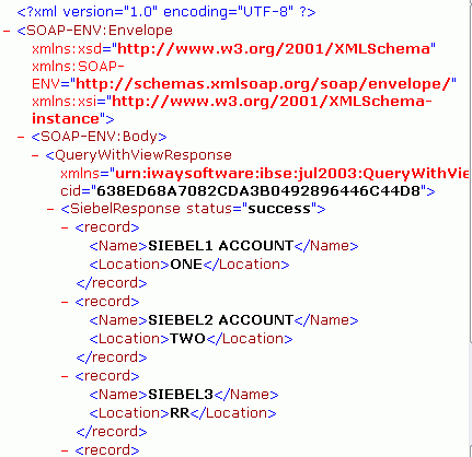 Successful test of a Web service. Successful test of a Web service.