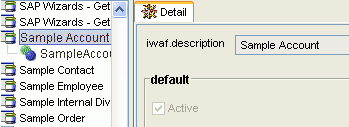 Siebel Integration Objects node expanded. Siebel Integration Objects node expanded.