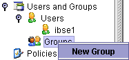 New Group selected New Group selected