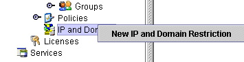 IP and Domain selected IP and Domain selected