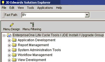 JD Edwards Solution Explorer JD Edwards Solution Explorer