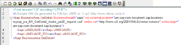sample XML file sample XML file