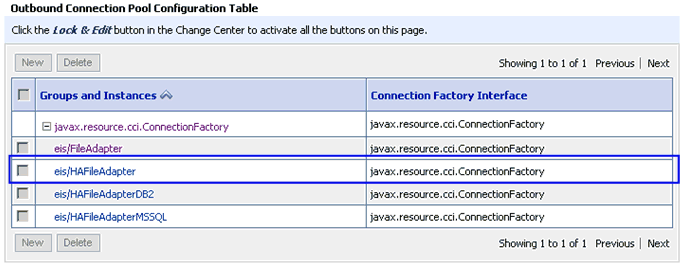 Outbound Connection Pool page Outbound Connection Pool page