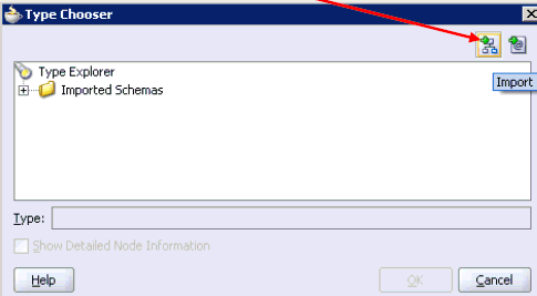 Type Chooser dialog Type Chooser dialog