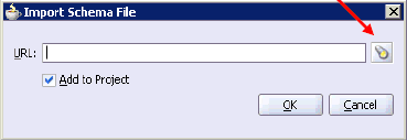 Import Schema File dialog Import Schema File dialog