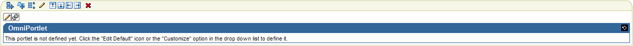 Shows instance of OmniPortlet on portal page. Shows instance of OmniPortlet on portal page.