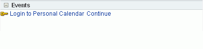 Before log into personal calendar with overlay enabled Before log into personal calendar with overlay enabled