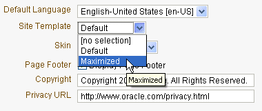 Display Mode setting on General tab Display Mode setting on General tab