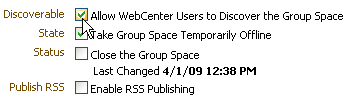 Allow group space discovery enabled Allow group space discovery enabled