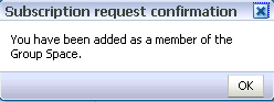 Confirmation Message (No Approval Required) Confirmation Message (No Approval Required)