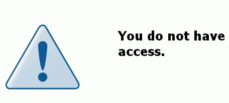 Default Unauthorized Access Page Default Unauthorized Access Page
