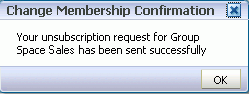 Change Message Confirmation message Change Message Confirmation message