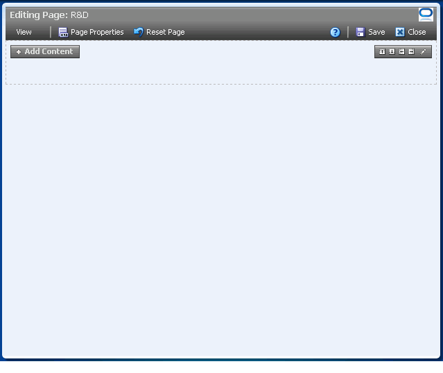 Page viewed through WebCenter Composer Page viewed through WebCenter Composer