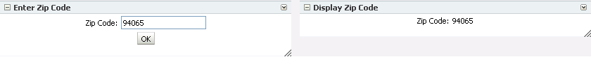 Parameter Form and Display portlets