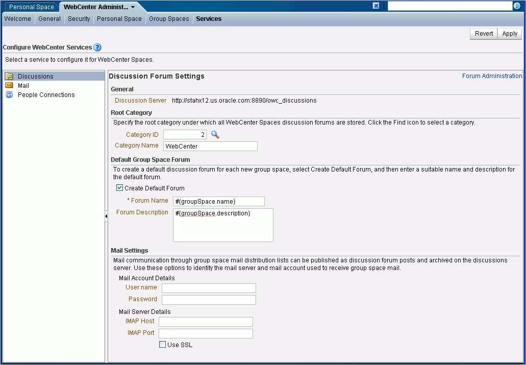 Setting Discussion Forum Options