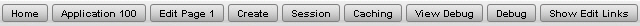 Developer toolbar