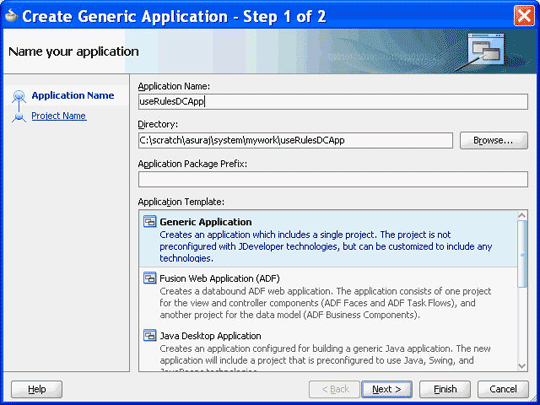 Generic Application Generic Application