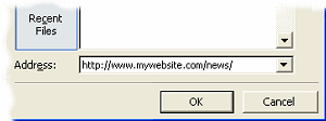 Hyperlink in a Word document with a Site Studio URL. Hyperlink in a Word document with a Site Studio URL.