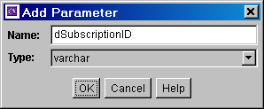 Surrounding text describes Add Parameter screen. Surrounding text describes Add Parameter screen.