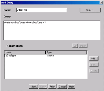 Surrounding text describes Add Query screen. Surrounding text describes Add Query screen.