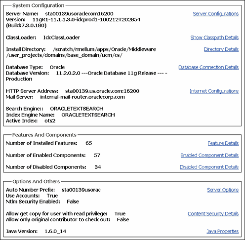 Surrounding text describes Configuration Information screen. Surrounding text describes Configuration Information screen.