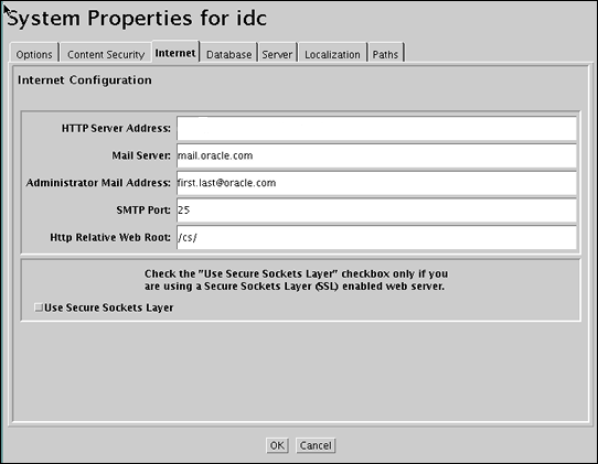Surrounding text describes System Properties Internet tab Surrounding text describes System Properties Internet tab